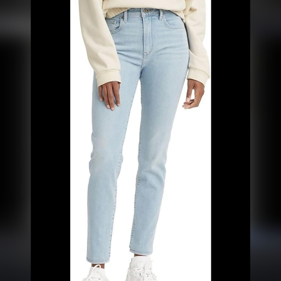 Levis 721 High Rise Light Wash Skinny Jean Size 27 - Picture 1 of 10